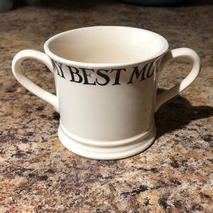 Emma Bridgewater My Best Mug small mug with handles black toast